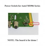 Power Switch Button for Autel MaxiSys MS906 MS906TS MS906BT CV